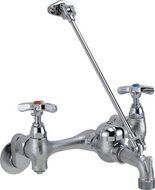 Delta Faucet 28T9-AC 28T Two Handle 8-Inch Wall-Mount Service Sink Faucet, Chrome by DELTA FAUCET