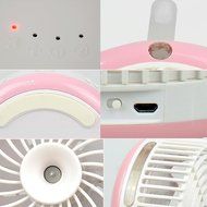 BearsFire&reg; USB Mini Cooling Misting Fan Portable Water Spray Fan Rechargeable Humidifier Personal Fan Desktop... N23