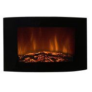 Wall-Mounted Fireplace Heater 35" XL Large 1500W Adjustable Electric With Remote Without Any Emissions Or Pollution