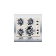 24" Cooktops in Bisque with Porcelain