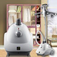 ZZ GS121 High-Powered Standing Garment Steamer with Removable Wheels, Garment Hanger and Fabric Brush, 1500W,... N4