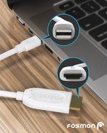 Mini DisplayPort to HDMI Cable (6FT), Fosmon Mini DP [4K | Thunderbolt Port Compatible] to HDMI Cable Adapter... N4