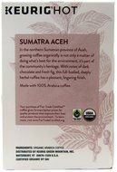 Green Mountain Coffee Organic Sumatra Aceh Keurig K-Cups, 16 Count N2