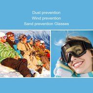 Viriber Snow Googles Windproof UV400 Motorcycle Snowmobile Ski Bicycle Riding Goggles Eyewear Sports Protective... N7