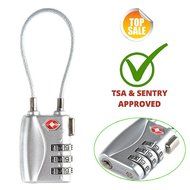 HT Luggage Locks Combination Password Locks Padlocks TSA Approved 3-Digit 4-Pack (Four Color) N26