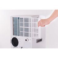 Honeywell MP08CESWW 8000 BTU Portable Air Conditioner with Front Grille and Remote Control, White/Grey N3