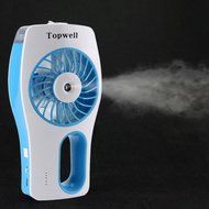 Topwell USB Mini Misting Fan Built-in Rechargeable Misting Fan Handheld Personal Cooling Mist Humidifier for Home... N13