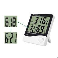 Aimeio LCD Digital HTC-2 Thermometer Hygrometer Weather Station Temperature Humidity Tester Clock Alarm Indoor... N3