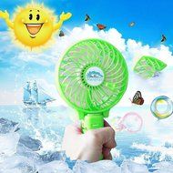 Happy-top&reg; Handfan Rechargeable Fans Portable Handheld Mini Fan Battery Operated Cooling Fan Electric Personal... N8