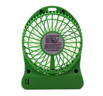 Happy-top&reg; 4-inch Vanes 3 Speeds Mini Hand Held Portable USB Fan with 18650 Rechargeable Battery and USB Cable... N27