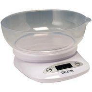 New TAYLOR 380444 4.4lb-Capacity Digital Kitchen Scale with Bowl