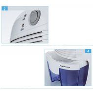 Wenkoni Mini Dehumidifiers Perfect for Smaller Room, Basements, Kitchen, Wardrobe, Car, Garage,(White) N4
