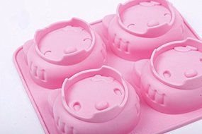 Hello Kitty Cake Mold Ice Cube Tray Silicone Mold Soap Candle Moulds Sugar Craft Tools Bakeware Chocolate Moulds N2