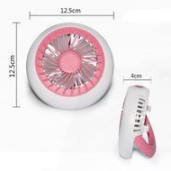 GaGa MILANO 5-inch Mini Quietness Desktop Fan Hand Hold And Support 3 Speed Cool Fan with USB Charge for Home... N15