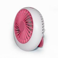 GaGa MILANO 5-inch Mini Quietness Desktop Fan Hand Hold And Support 3 Speed Cool Fan with USB Charge for Home... N16