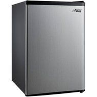 Arctic King Stainless Steel 2.6-Cu. Ft. 1-Door Refrigerator Energy-Efficient Separate Freezer Compartment Adjustable...