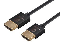 Monoprice Ultra Slim High-Speed 18Gbps Active HDMI Cable Supports Ethernet, 3D, 4K and Audio Return - 6ft Black... N2