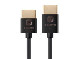 Monoprice Ultra Slim High-Speed 18Gbps Active HDMI Cable Supports Ethernet, 3D, 4K and Audio Return - 6ft Black... N3