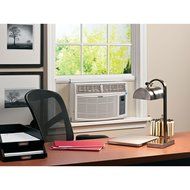 Haier ESA406N 6,000 BTU 115V Window-Mounted Air Conditioner and MagnaClik Remote with Braille N4