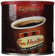 Tim Hortons Ground Coffee Can, 32.8 Ounce (Pack of 2) N2