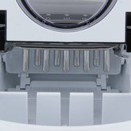 Della Portable Ice Maker, Produces up to 26 lbs. of Ice Daily, 2-Size (Black) N4