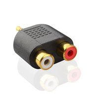 Cable Matters 5-Pack, Gold Plated 3-RCA Coupler N52