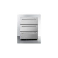 Three-drawer Summit SP6DSSTBOS7ADA Commercial Outdoor All-refrigerator in Ada Compliant Height, Fully Stainless... N2