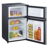 Magic Chef HMDR310BE 3.1 cu. ft. Mini Refrigerator in Black With Can Dispenser and Removable Shelves N3