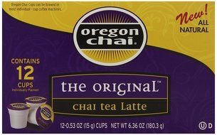 Oregon Chai Oregon Chai Single Serve Cups, 12 Count N7
