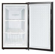 Midea WHS-109FB1 Compact Single Reversible Door Upright Freezer, 3.0 Cubic Feet, Black N2