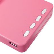 ELEGIANT Hand-held USB Rechargable 3 Speeds Portable Mini USB Summer Cooling Fan Personal Pocket Fan blue N20