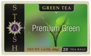 Stash Tea Green Tea Six Flavor Assortment, 18-20 Count Tea Bags in Foil (Pack of 6) N4