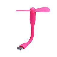 AMA(TM) Portable Flexible Mini USB Cooling Fan Air Conditioner Cooler for Laptop Computer (Hot Pink) N17