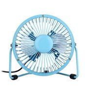 Alytimes 6 Inch Mini USB Fan With Aluminium Blades, 360 Degree Rotatable Small Table Fan with 3 Anti-vibration...