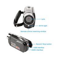 inkint Night Vision Video Camera HD 1920x1080P Digital Video Camera TFT-LCD Touch Screen Camcorder Remote Control...