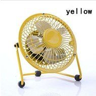 Alytimes 6 Inch Mini USB Fan With Aluminium Blades, 360 Degree Rotatable Small Table Fan with 3 Anti-vibration... N2