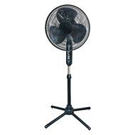 Oscillating Pedestal 16-Inch Stand Fan Quiet Adjustable 3 Speed, Black N2
