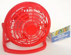 MINI FANS for Crafting 4.5"H*4.5"W*3.5"D Enclosed Fans Battery: SELECT: Blue Green Red Batteries (Green w Batteries) N2