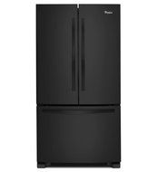 Whirlpool WRF532SMBB 21.7 Cu. Ft. Black French Door Refrigerator - Energy Star