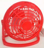 MINI FANS for Crafting 4.5"H*4.5"W*3.5"D Enclosed Fans Battery: SELECT: Blue Green Red Batteries (Green w Batteries) N3