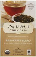 Numi Organic Tea Fair Trade Breakfast Blend - Morning Rise - Full Leaf Black Tea in Teabags, 18-Count Box (Pack... N2
