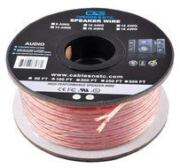 C&amp;E 100 Feet 14AWG Enhanced Loud Oxygen-Free Copper Speaker Wire Cable, CNE62761