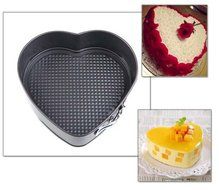 Freedi Round Square Heart Shape Cake Mold Mould Pan with Removable Bottom