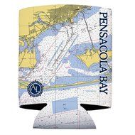 Altered Latitudes Pensacola Bay Chart Standard Beverage Cooler (6-Pack)
