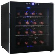 AKDY 16 Bottle Single Zone Thermoelectric Freestanding Wine Cooler Cellar Chiller Refrigerator Fridge Quiet Operation N2