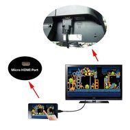 HDMI Cable, WOVTE Premium High Speed Micro HDMI to DVI Cable Male-Male (6 ft / 1.8 m) for HD Quality Video Transmission N5