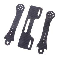 SODIAL(R) Carbon Fiber FPV Monitor Mount Holder/Display Mounting Bracket for Transmitter N2