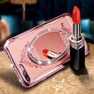iPhone 7 Case,Inspirationc [Secret Garden] Rose Gold and White PC Plating Clear Shiny Cover Series for Apple iPhone... N9