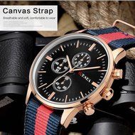 AutumnFall&reg; Luxury Lady Watches Classics Canvas Band Analog Watch Quartz Wrist Watches Gift (E) N5