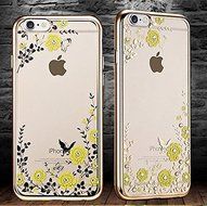 iPhone 7 Case,Inspirationc [Secret Garden] Rose Gold and White PC Plating Clear Shiny Cover Series for Apple iPhone... N13